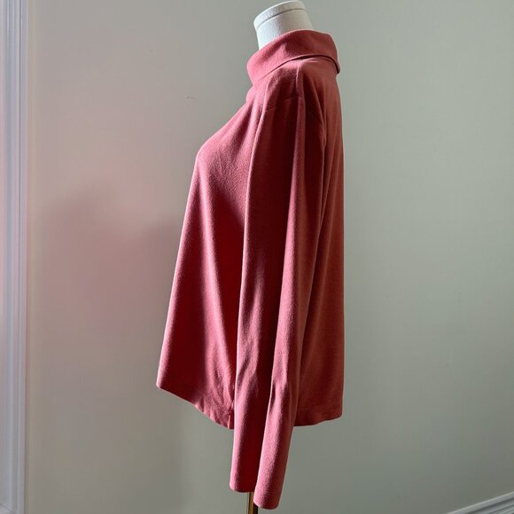 Uniqlo HEATTECH Fleece Turtle Neck Long Sleeve T-Shirt Size Large, EUC - Picture 2 of 13